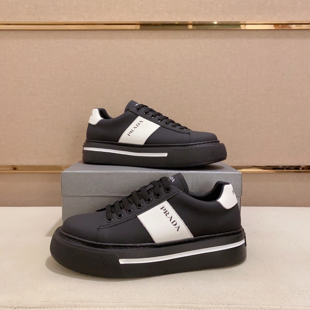 Prada casual shoes in black and white
